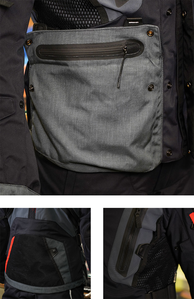 Dainese Carve Master 4 GTX jacket pocket detail